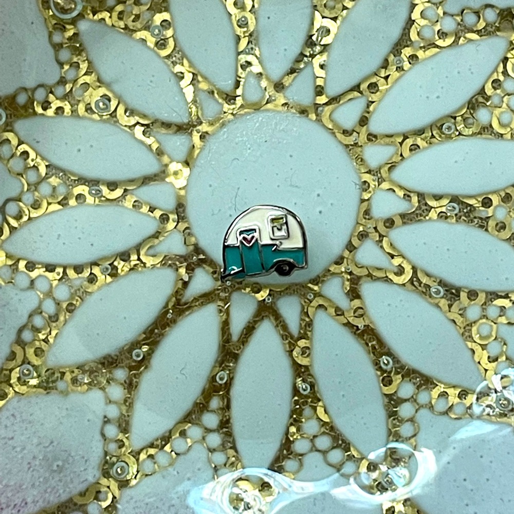 Origami owl- camper charm